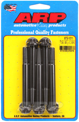 ARP M10 x 1.25 x 90 12pt black oxide bolts (5pcs)
