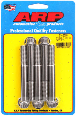 ARP 7/16 -20 x 3.500 12pt SS Bolts (5/pkg)