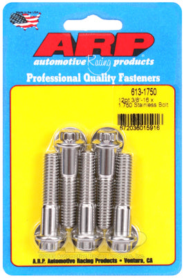 ARP 3/8in - 16 x 1.750 12pt SS Bolts (5/pkg)