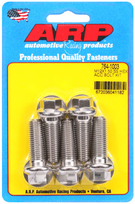 ARP M12 x 1.50 x 35 SS Hex Bolts (5/pkg)