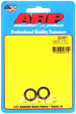 "7/16"ID 5/8"OD .062"TH chamfer con rod washer" (2pcs)