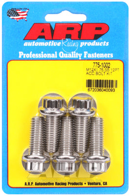 ARP M12 x 1.75 x 30 12pt SS Bolts (5/pkg)