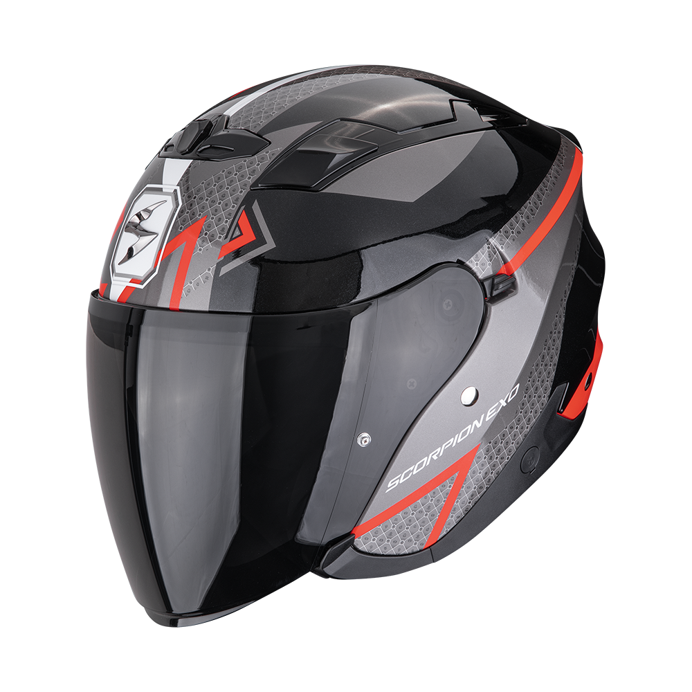 EXO-230 LOOP METALLO NERO-ROSSO