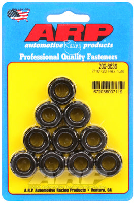 ARP 7/16in-20in Hex Nut Kit 10 Pack