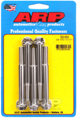 ARP 3/8-16 x 3.500 Hex 7/16 SS Bolts (5/pkg)