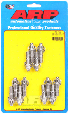 ARP SB Chevy 3/8 12pt SS Header Stud Kit