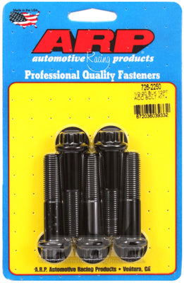 ARP 1/2in -20 x 2.250 12pt Black Oxide Bolts (5/pkg)