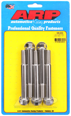 ARP 1/2-13 x 4in SS Hex Bolt Kit (Pack of 5)