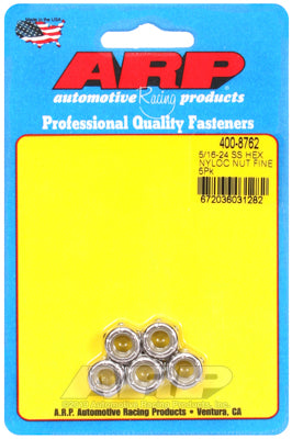 ARP 5/16-24 SS Fine Nyloc Hex Nut Kit