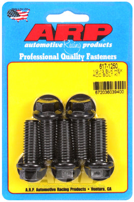 ARP 1/2-13 x 1.250 Black Oxide Hex Bolts (5/pkg)