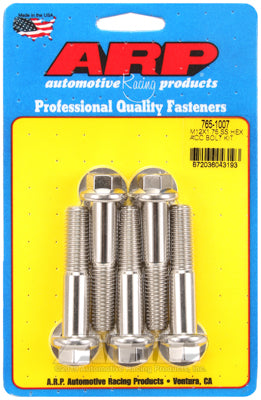 ARP M12 x 1.75 x 60 Hex Black SS Bolts (5/pkg)