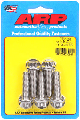 ARP M10 x 1.50 x 35 12pt SS Bolts (5/pkg)