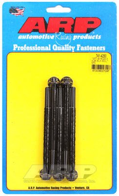 "5/16""-24 x 4.250 12pt black oxide bolts" (5pcs)