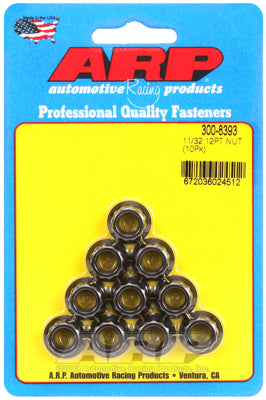 "11/32""-24 12pt nut kit" (10pcs)