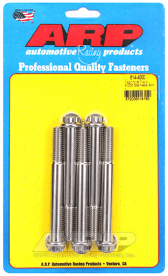 "7/16""-14 X 4.000 12pt 1/2 wrenching SS bolts" (5pcs)