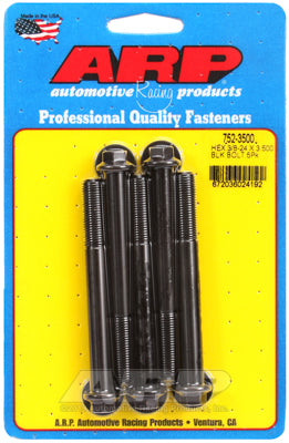 ARP 3/8-24 x 3.500 Hex Black Oxide Bolts (5/pkg)