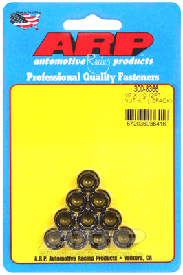 ARP M7 x 1.00 12pt Nut Kit (10/pkg)