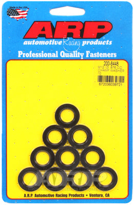 ARP M12 ID x 0.86 OD Chamfer Black Washer - Pack of 10