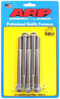 ARP 7/16-14 x 5in SS Hex Bolt Kit (Pack of 5)