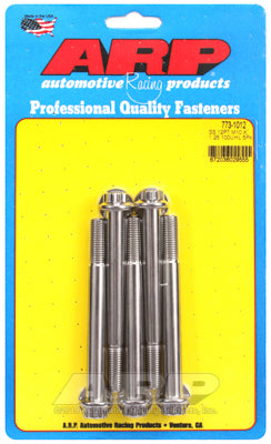 ARP M10 x 1.25 x 100 12pt Stainless Steel Bolts (Set of 5)