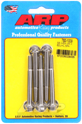 M6 x 1.00 x 60 hex SS bolts (5pcs)