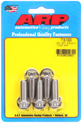 ARP 3/8-24 x 1.000 12pt SS bolts (5/pkg)