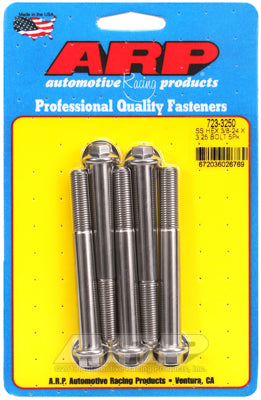 ARP 3/8-24 x 3.250 Hex SS Bolts (5/pkg)