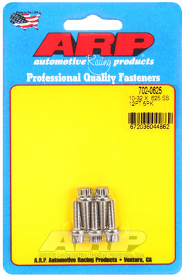 ARP Bolt 10-32 x 0.625" SS 12PT 5 Pcs.