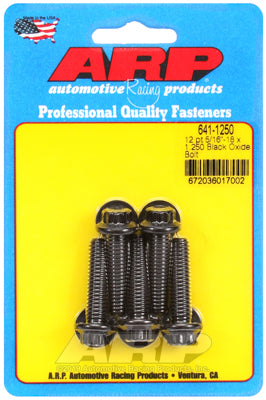 ARP 5/16-18 x 1.250 12pt Black Oxide Bolts (5/pkg)