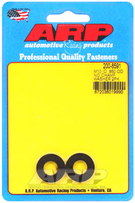 ARP M10 ID .850inOD Black Chamfer Washers (2 pack)