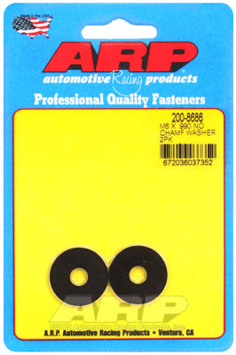 M6 ID .990 OD .065"TH black washers (2pcs)