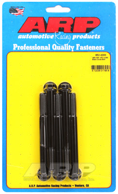 "3/8""-16 X 4.000 hex black oxide bolts" (5pcs)