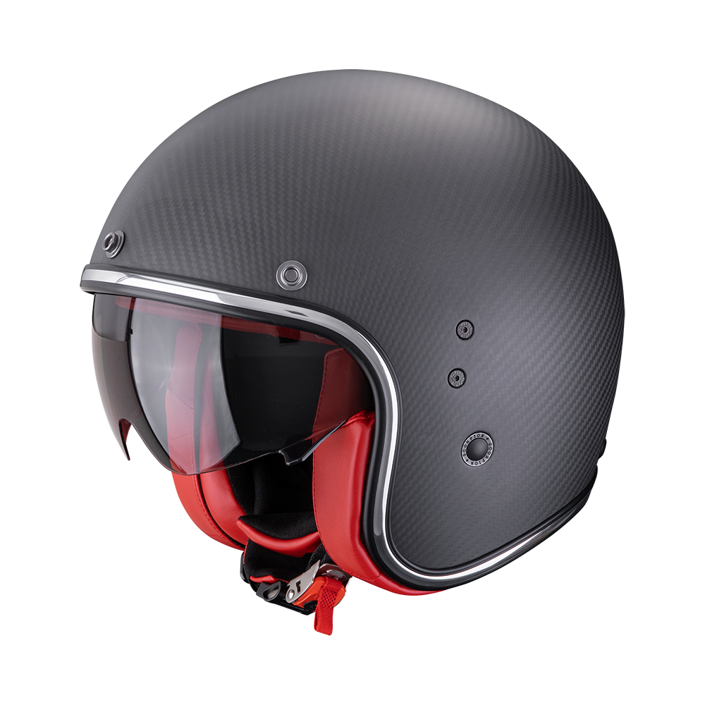 EXO-JET BELFAST EVO CARBON SOLID NERO OPACO-ROSSO