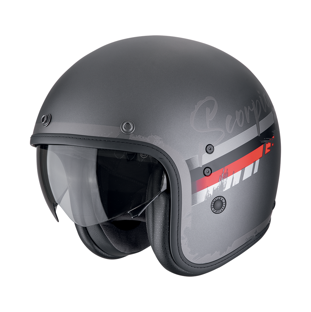 EXO-JET BELFAST EVO ADONIS ARGENTO OPACO-ROSSO