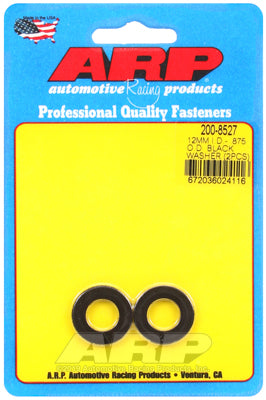 ARP M12 ID 0.875in OD Black Washers (2 pack)