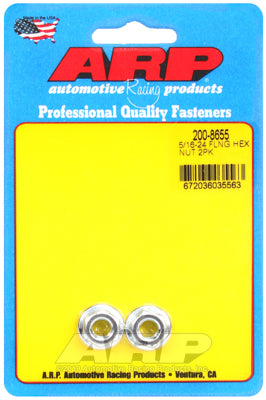 5/16-24 hex flanged nut (2pcs)