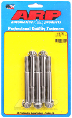 ARP 7/16 Inch -14 x 3.750 12pt SS Bolts (5/pkg)