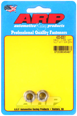 ARP M9 X 1.00 (M11 wr) SS 12pt nut kit