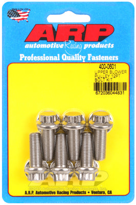 ARP Upper Blower Pulley Bolt Kit 12PT