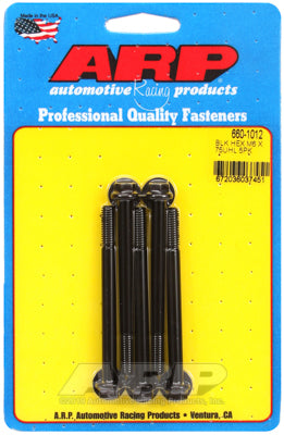 ARP M6 X 1.00 X 75 Hex Black Oxide Bolts