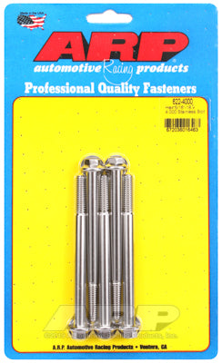 "5/16""-18 x 4.000 hex SS bolts"
