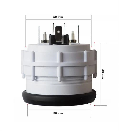 Manometro pressione turbo Black Line SIMONI RACING