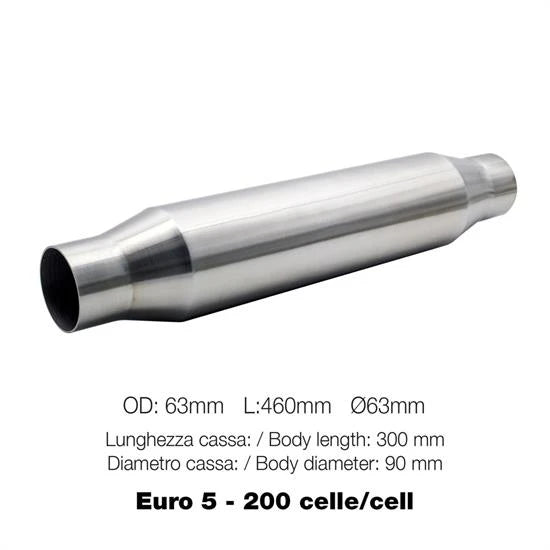 Catalizzatore metallico 200 celle Euro 5 SIMONI RACING
