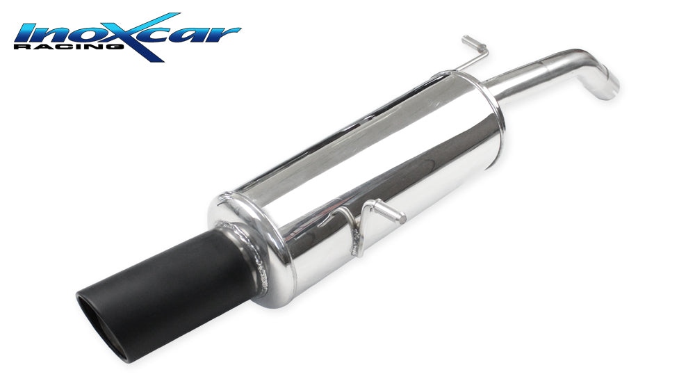 Scarico finale con silenziatore 1X100 X-RACE BLACK MATT CITROEN DS3 1.6i 16V TURBO (155CV) 2010-- Ø 50 - Autobox
