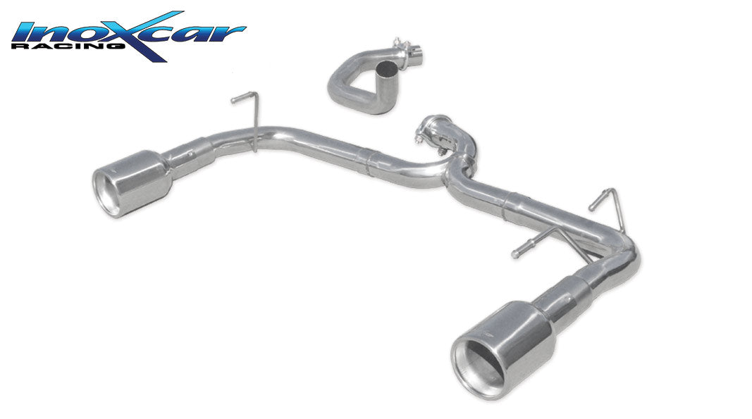 Scarico finale senza silenziatore 1X102 destro e sinistro ABARTH 500 1.4 T-JET (135CV-160CV) 2008-- Ø 48 CABRIO 2010-- - Autobox