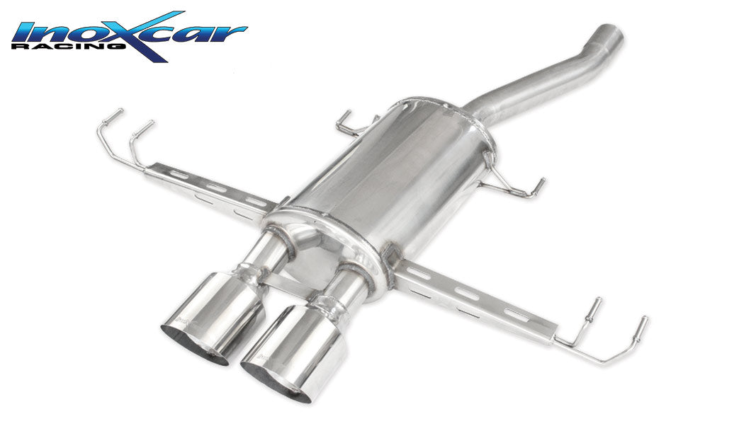 Scarico finale con silenziatore 2X114 RACING HONDA CIVIC Type-R 2.0i (320cv) Ø 70 2016-- - Autobox