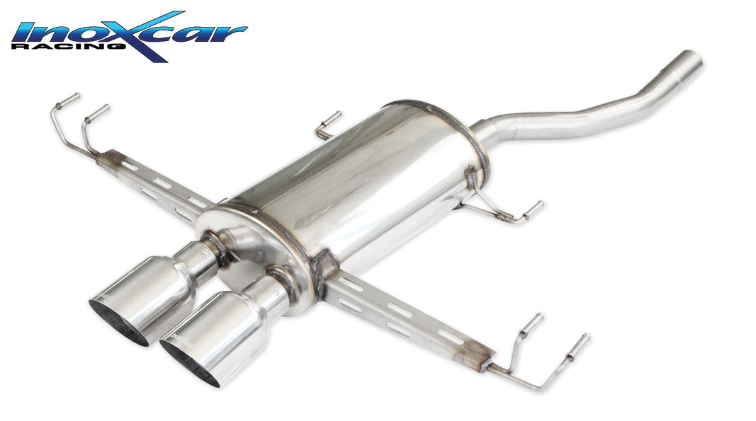 Scarico finale con silenziatore CEN 2X100 RACING HONDA CIVIC 1.5 Turbo (182cv) 2018-2020 Tubaz. Ø 50 - Raccordo Ø 51 - Autobox