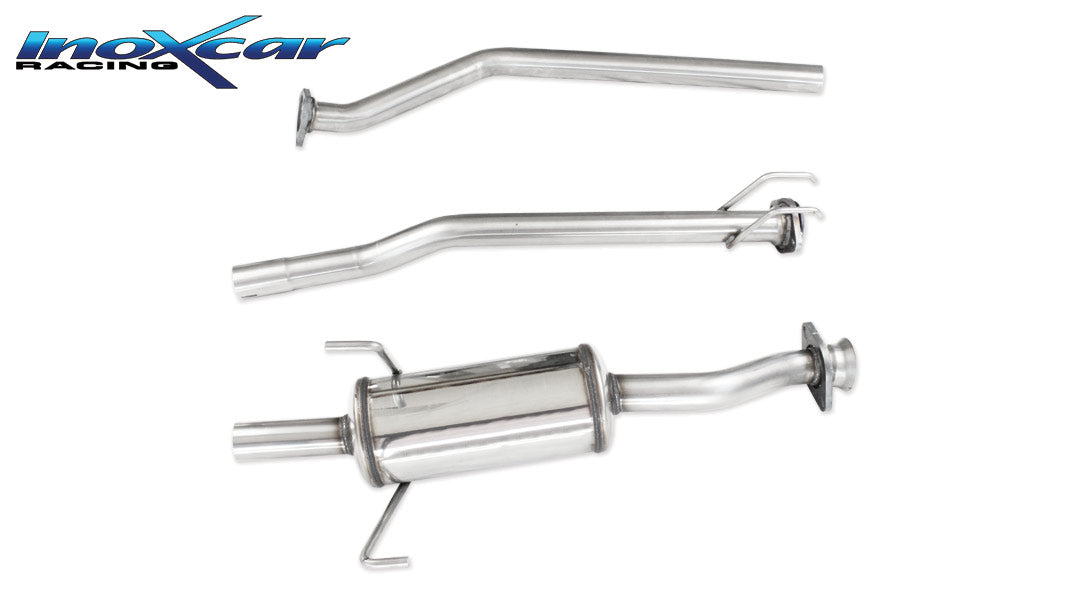 Tubo centrale diretto + Scarico finale gr.N HONDA CIVIC TYPE-R 2.0 (200CV) 2001-2005 - Autobox