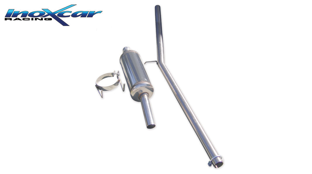 Tubo centrale diretto + Scarico finale gr.N PEUGEOT 205 GTI 1.6 (115CV) / 1.9 (128CV) - Autobox
