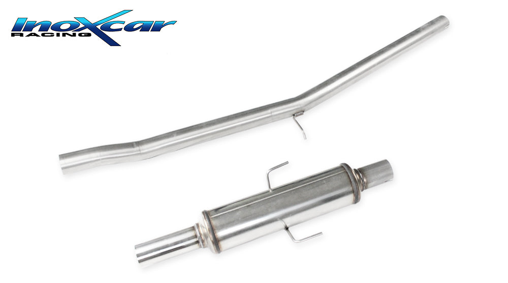 Tubo centrale diretto + Scarico finale gr.A PEUGEOT 205 GTI 1.6 (115CV) / 1.9 (128CV) - Autobox